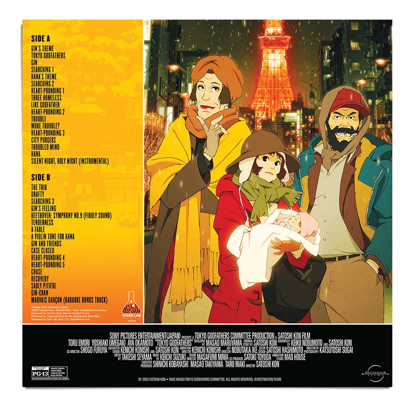"Tokyo Godfathers" Limited Edition LP