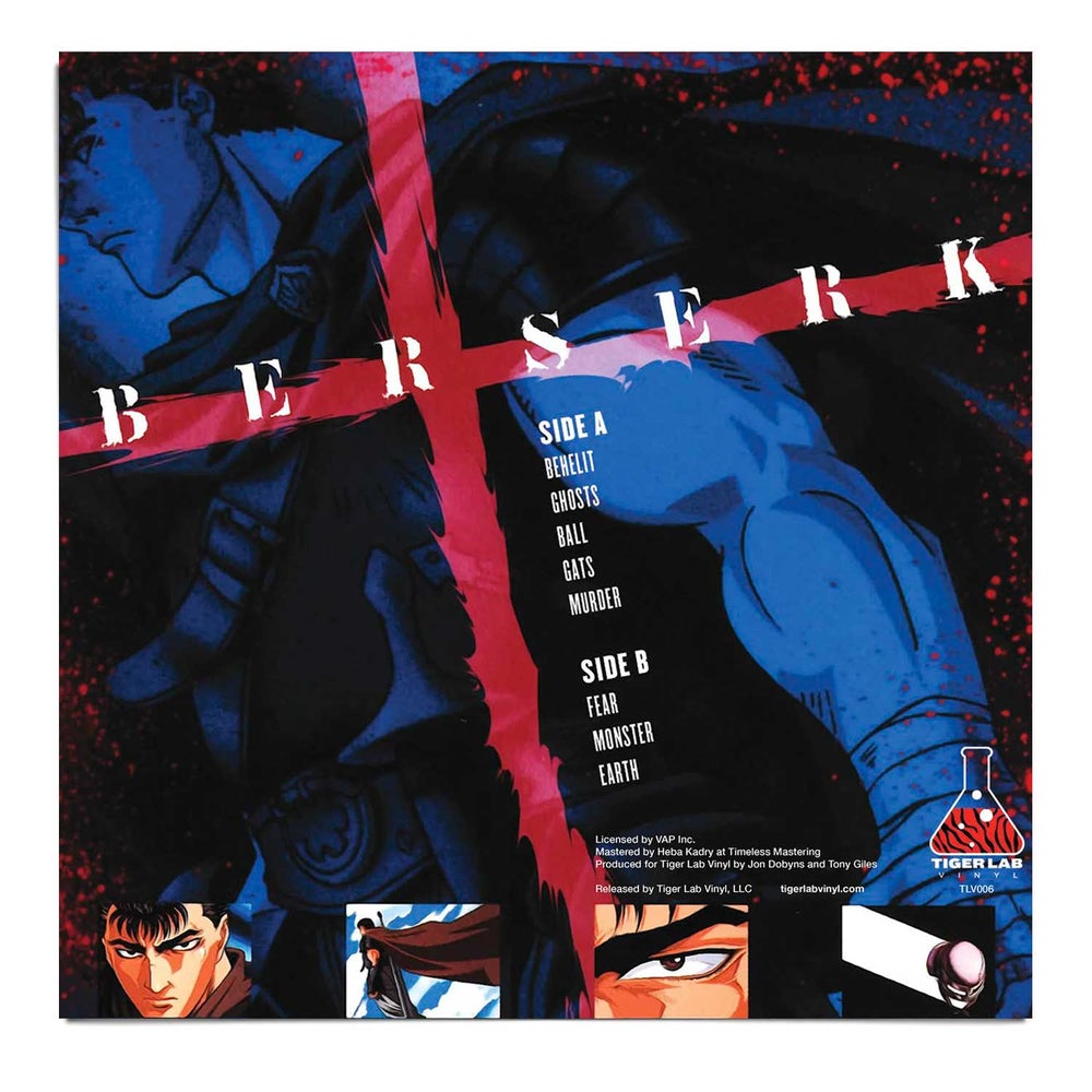 Berserk Soundtrack Vinyl by Susumu Hirasawa (Vinyl, 2022, Tiger Lab outlet Vinyl)